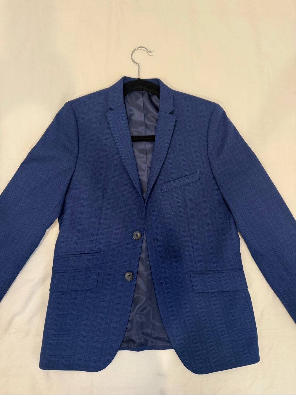 Andrew Marc Navy Blue Men's Two-Button Suit 12-14